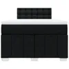 Boxspringbett mit Matratze Schwarz 120x200 cm Stoff Produktbild-Vorschau 5