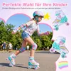 Pattini a rotelle COSTWAY Rainbow per bambini, regolabili Anteprima dell’immagine prodotto 9