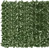 vidaXL Balkon-Sichtschutz mit Dunkelgrünen Blättern 300x150 Produktbild-Vorschau 2