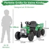 FCH 12V 7Ah Elektrotraktor mit abnehmbarem Anhänger und Produktbild-Vorschau 4