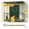 PiuPet® Katzennetz I transparent I inklusive Produktbild-Vorschau 2