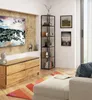 Akord Industrie-Regal Schwarz/Craft-Eiche 50X32X192 Cm Produktbild-Vorschau 9