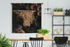 MuchoWow® Wandteppich Wandbehang Schottisches Hochlandrind Produktbild-Vorschau 2