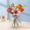 RoboTime3D Puzzle en bois Pink Lily Voir les images du produit 5