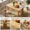 Ausziehbarer Esstisch 120-160x70x75cm Eicheoptik, Produktbild-Vorschau 4