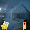 Hausbett Himmel Leuchtende Sterne aus Musselin - 2er-Set Produktbild-Vorschau 2