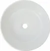 vidaXL Lavabo rotondo in Vetroceramica bianca 40 x 15 cm Anteprima dell’immagine prodotto 9