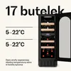 Klarstein vinotéka, slim, 2 zóny, sklenené dvere, UV Podgląd zdjęcia produktu 3