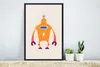 MuchoWow® MuchoWow® Gerahmtes Poster Roboter - Antenne - Produktbild-Vorschau 5