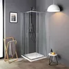 Box doccia in vetro temperato trasparente 70x70 | Luna Anteprima dell’immagine prodotto 1