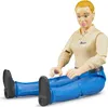 Bruder bworld Frau mit Hellem Hauttyp, Blaue Hose, Anteprima dell’immagine prodotto 4