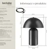 Malá retro stolní lampa Kade, stmívatelná - černá Náhled obrázku produktu 7