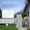GIHAUVIA Metall Gerätehaus Pultdach Fundament Produktbild-Vorschau 4