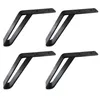 Möbelfuß 122 mm Metall schwarz matt – Sofafuß, Tischbein, Produktbild-Vorschau 1
