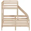 vidaXL Patrová postel 90x200/140x200 cm z borovicového Náhled obrázku produktu 5