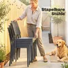 Gartenmöbel Set Sitzgruppe 5-teilig Breiter Tisch mit 4 Produktbild-Vorschau 6
