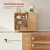 WOLTU Sideboard, Küchenschrank, aus Holzwerkstoff, 90x80x35 Produktbild-Vorschau 6