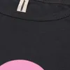 Kurzarm T-Shirt für Mädchen, graphit, mit Schriftzug 18-24 Produktbild-Vorschau 3