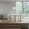 Ausziehbare Konsole 78x47/299 cm Allin White Spatula Produktbild-Vorschau 12