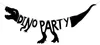 Girlanda dinosaur party 20x90cm černá Náhled obrázku produktu 10