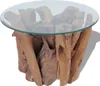 vidaXL Couchtisch Massivholz Teak Treibholz 60 cm Produktbild-Vorschau 12
