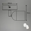 Applique murale orientable GU10 design moderne 130x80x85mm Voir les images du produit 5