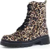 A single leopard-print boot is shown against a white background. Produktbild-Vorschau