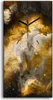 Wandkunst Leinwand Bild Uhr Geräuschlos Kunstdruck 30x60 Produktbild-Vorschau 1