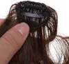 2 kusy světle hnědých a tmavě hnědých elegantních Air Bangs Náhled obrázku produktu 3