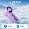 Mini Ventilator mit 6 Stufen, LED Display USB-C, 3000mAh Produktbild-Vorschau 4
