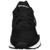 A front view of a black Reebok sneaker with white accents. Produktbild-Vorschau