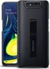 A black Samsung phone case with a kickstand is shown next to a Samsung Galaxy A80 phone. Anteprima dell’immagine prodotto