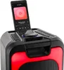 A close-up shot of a JVC party speaker with a smartphone docked in it. Anteprima dell’immagine prodotto