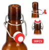 30er-Set Silikon Dichtungen für Bügelflaschen, Ø24mm, rot – Produktbild-Vorschau 1