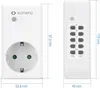SONERO S-RCS201 set di prese radiocomandate, per interni Anteprima dell’immagine prodotto 2