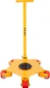 A yellow furniture dolly with red wheels and a black center pad, shown against a white background. Podgląd zdjęcia produktu