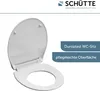 SCHÜTTE WC Sitz Duroplast SLIM WHITE, Toilettendeckel mit Produktbild-Vorschau 3