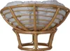 MiaMöbel Sessel 'Papasan' Honig, Ø 80 cm Produktbild-Vorschau 6