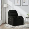 masážne kreslo vidaXL Black Fabric Náhľad obrázku produktu 8