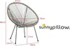 sunnypillow 2er Set Acapulco Gartenstuhl | gemütlicher Produktbild-Vorschau 2