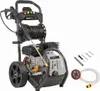 A power washer and its accessories are displayed against a white background. Náhled obrázku produktu