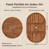 Premium Gartentisch ausziehbar Borneo, runder Garten Tisch Produktbild-Vorschau 2
