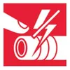 A graphic symbol indicating a safety warning. Podgląd zdjęcia produktu
