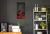 Wohnzimmer Leinwand Uhr Geräuschlos Küche 30x60 Paprika, Produktbild-Vorschau 2