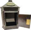 Retro Crown Post Box Briefkasten aus Metall in schwarz Produktbild-Vorschau 4