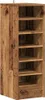 vidaXL Schuhschrank Altholz-Optik 32x35x92 cm Holzwerkstoff Produktbild-Vorschau 1