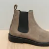 Hinson beatenberg blakemore chelsea boots heren taupe suède Productafbeelding-voorbeeld 3