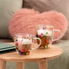 HOMLA SECO Glas mit Doppelwand und Blumen schmal 0,35 l Produktbild-Vorschau 5