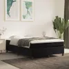 Łóżko Kontynentalne, Czarne, Obite Aksamitem, 140X190 Cm Podgląd zdjęcia produktu 2