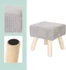 Relaxdays Hocker Cord, Holzbeine, gepolstert, HBT: 30x30x30 Produktbild-Vorschau 5